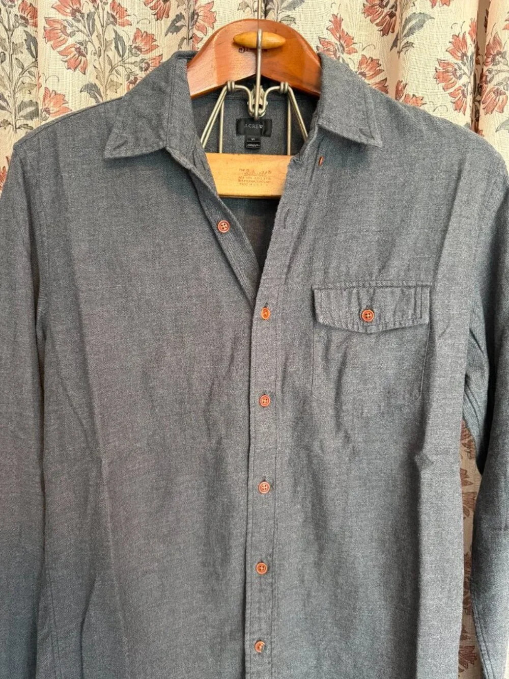 Men's J. Crew Flannel Button Down Shirt Medium